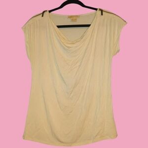 MICHAEL Michael Kors cream colored bouse size MP